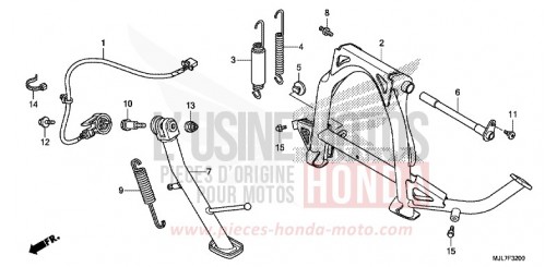 BEQUILLE NC750DE de 2014